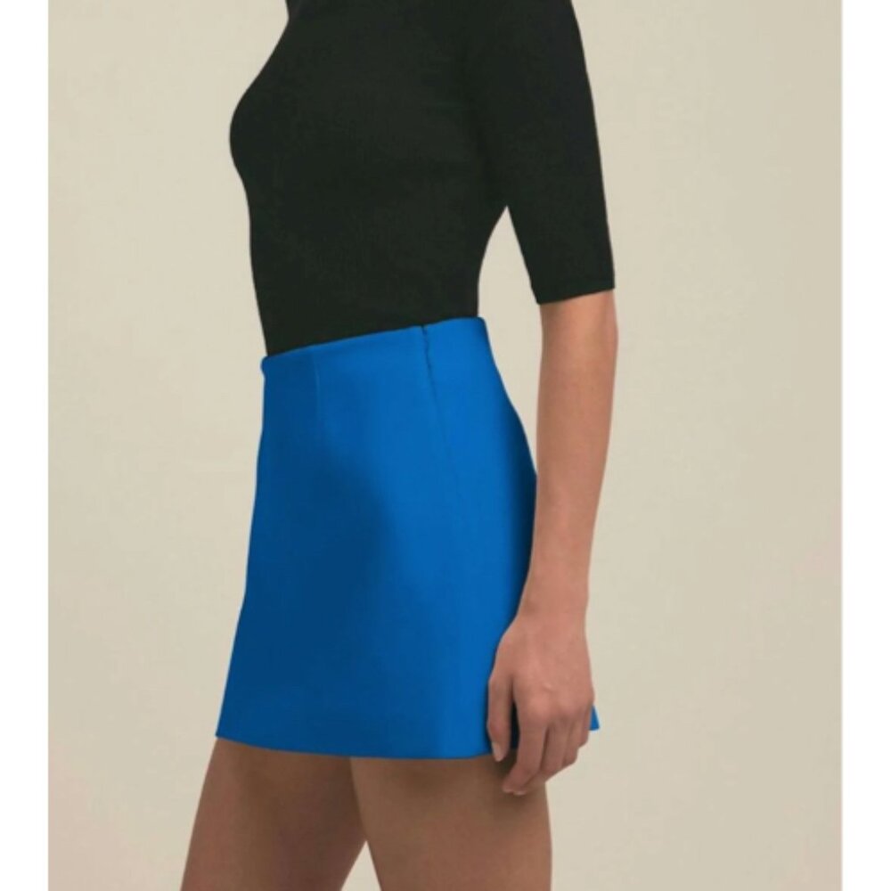 NWT Favorite Daughter Favorite Falls Straight Skort Sapphire Blue Size 0 4 6 - Picture 2 of 3